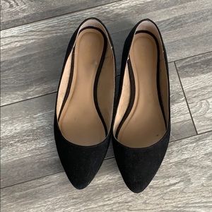 Old Navy Faux-Suede Pointy Ballet Flats | Size 8